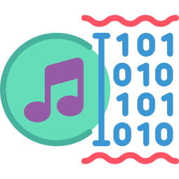 Digital sound icon