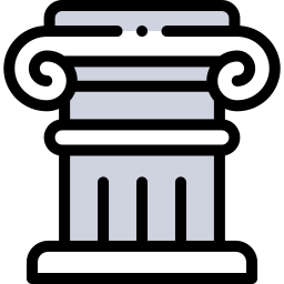 Greek pillars icon