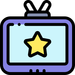 application de télévision Icône