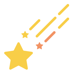 Shooting star icon