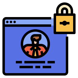 Online privacy icon