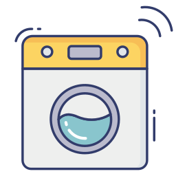 slimme wasmachine icoon