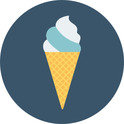 cucurucho de helado icono