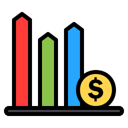 Money growth icon