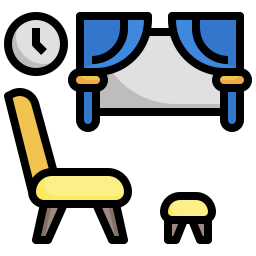 Waiting room icon