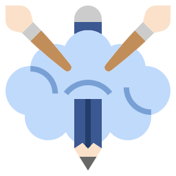 Design thinking icon