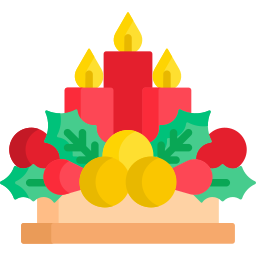 kerst decoratie icoon