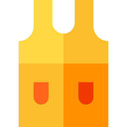 High visibility vest icon