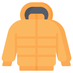 jaqueta de inverno Ícone