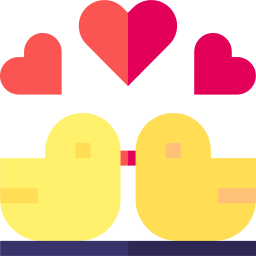 Love bird icon