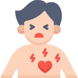 가슴 통증 또는 압박 icon