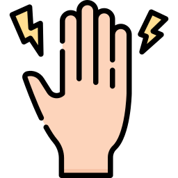 Pain in fingers icon