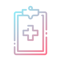 rapport médical Icône