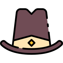 chapeau de cowboy Icône