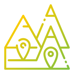 Mountain route icon