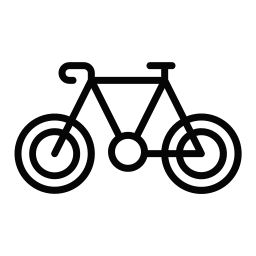 Road bike icon