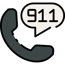 llamada al 911 icono