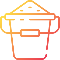 Sand bucket icon