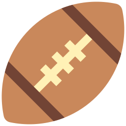 piłka do rugby ikona
