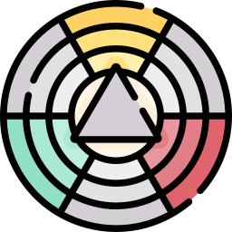 cerchio di colore icona