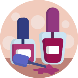 Nail polish bottle icon