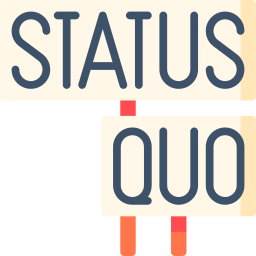 status quo Icône