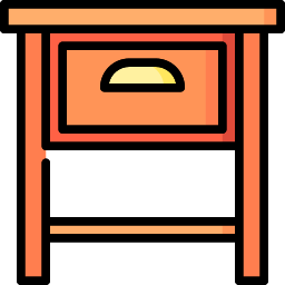 Bedside table icon