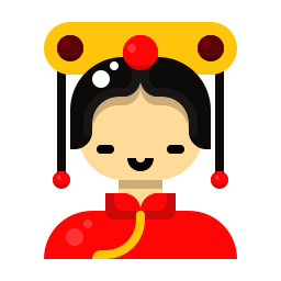abito cinese icona