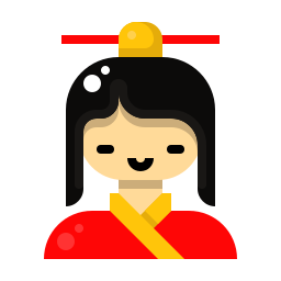 vestido chino icono