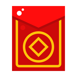 envelope vermelho Ícone