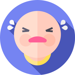 Baby crying icon