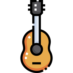 guitarra acustica icono