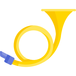 French horn icon