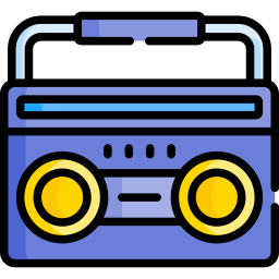 Radio cassette icon