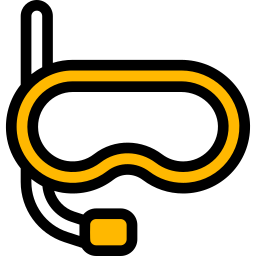 occhiali da immersione icona