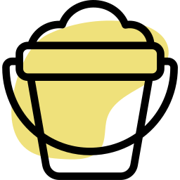 Sand bucket icon