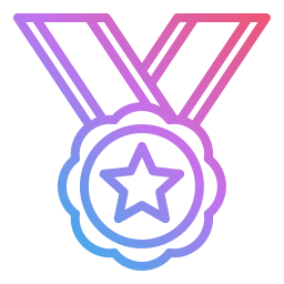 Star medal icon