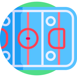 campo de hockey icono