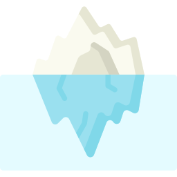 góra lodowa ikona
