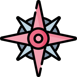 Wind rose icon