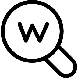 Searching a web symbol icon