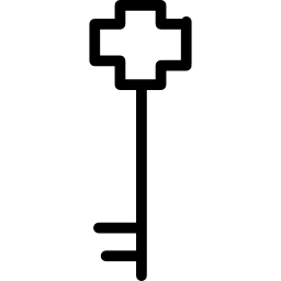 sleutel vintage variant icoon