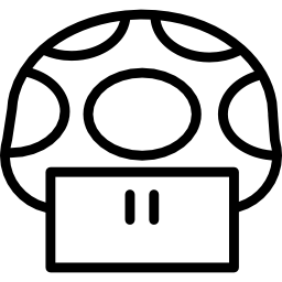 grzyb animowany obraz ikona