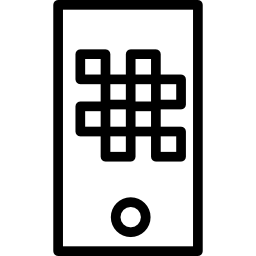 puzzelspel op mobiele telefoon icoon