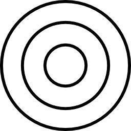 Dart board target icon