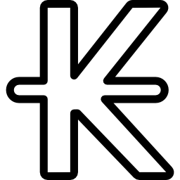 laos kip symbol waluty ikona