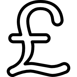 variante del símbolo de libra icono