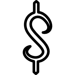 signo de moneda dólar icono
