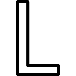 Символ валюты гондурасской лемпира иконка