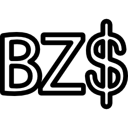 belize dollar symbol icon